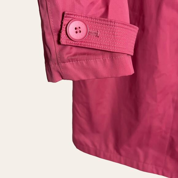 Vintage Esprit Women's Solid Pink Knee-Length Coat Size Medium - Picture 7 of 12